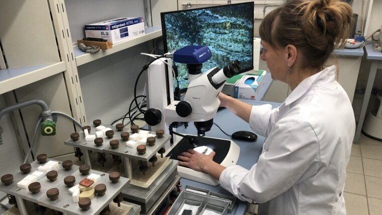 Sediment processing lab